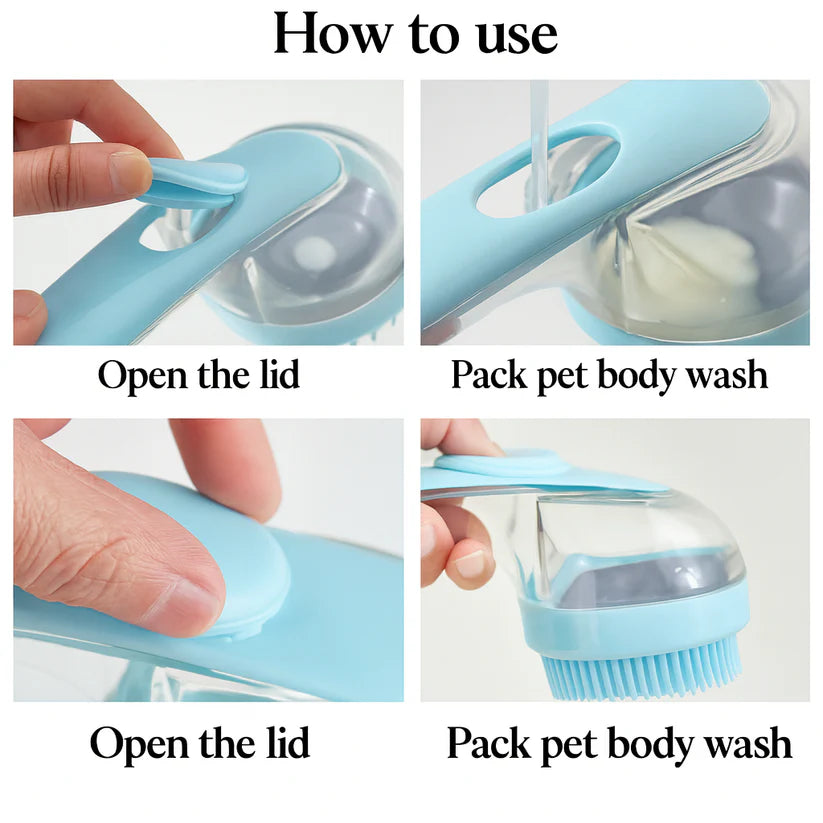 Wofflr™ 2-in-1 Pet Bath & Grooming Brush