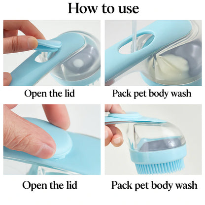 Wofflr™ 2-in-1 Pet Bath & Grooming Brush